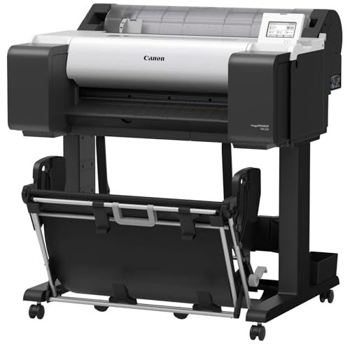 Canon Plotter Imageprograf Tm-255 A Colori, Con Piedistallo, A1, Wi-Fi, Lan, Usb, 2400X1200 Dpi