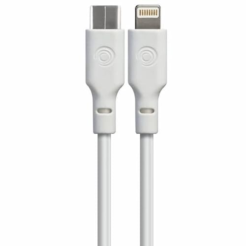 Tiemme Câble Classic Usb Type C - Lightning M/M 20W 2M (Blanc)