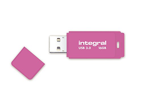 Integral Neon Usb Flash Drive Usb3.0 Rosa 16 Gb