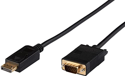 Microconnect Dp-Vga-Mm-050 0.5M Displayport Vga (D-Sub) Nero Cavo E Adattatore Video