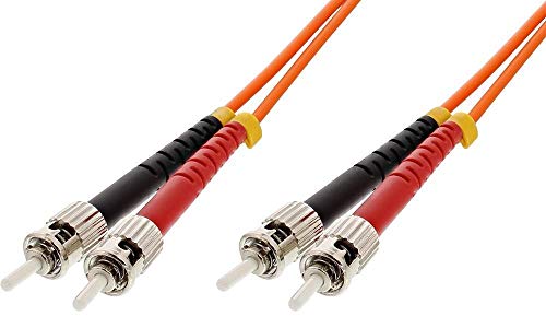 Techly Professional 303782 Cavo Fibra Ottica Multimodale Om2 St/St 50/125 5 M Arancione