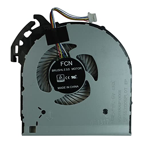Power4Laptops Ventola Sostituzione Per Portatili 5 Pin Modello Compatibile Con Lenovo Ideapad V110-15Iap