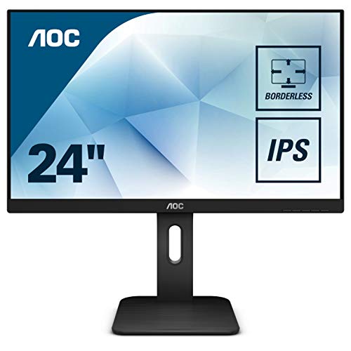 Aoc 24P1 Monitor 1920X1080 Vga Dvi Hdmi Displplay Port Usb 3.0
