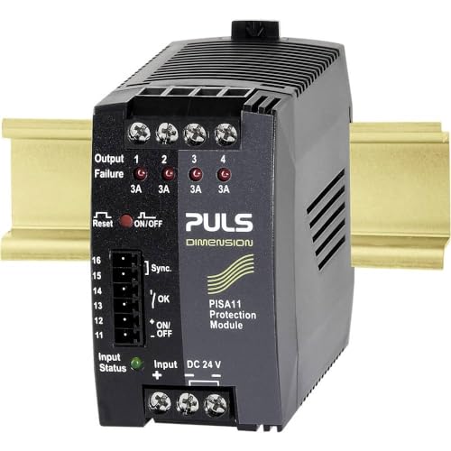 Puls Dimension Pisa11.403 - Modulo Fusibile 24 V/Dc 20 A, 4 Pezzi