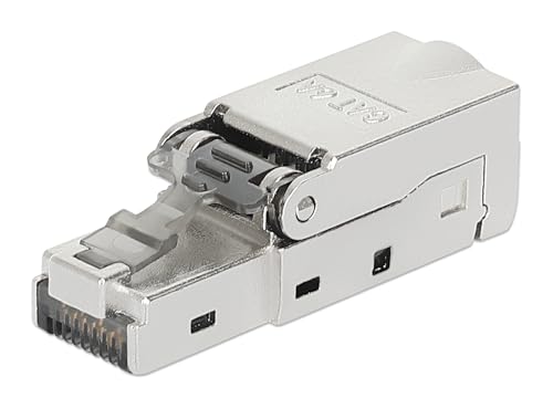 Intellinet 791205 Connettore Plug Rj45 8P8C Cat.6A Schermato Stp Silver