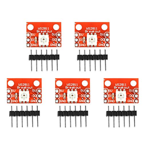 Breakout Boards, 5 Pezzi Ws2812 Breakout Module Board Con Controllo Colore Indipendente