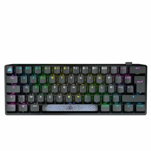 Corsair K70 Pro Mini Wireless Rgb 60% Tastiera Meccanica Gaming (Tecnologia Wireless Ultrarapide Inferiore A 1 Ms, Switchs Cherry Mx Red Rimovibili, G