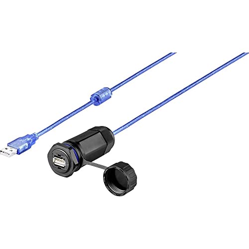 Renkforce Usb 2.0 Cavo [1X Presa A Usb 2.0-1X Presa A Usb 2.0] Con Cappuccio Protettivo