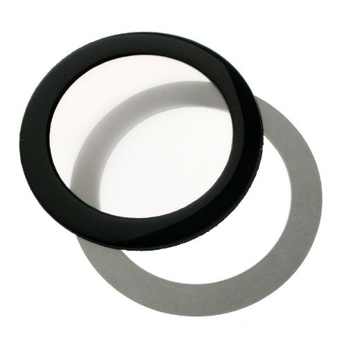 Demciflex Round Dust Filter 92Mm - Black/White