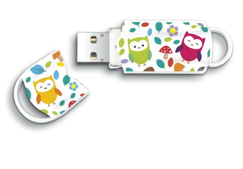 Integral Unità Flash Usb 8, Gb Di Memoria, Design Emoticon Multicolore Multi-Coloured 16 Go