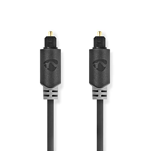 Hq Toslink/Toslink, 0.75M Cavo Audio 0,75 M Blu, Grigio