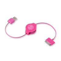 Retrak Euipodusbpk Cavo Per Cellulare Rosa Usb A Apple 30-Pin 1 M