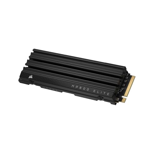 Corsair Mp600 Elite 2Tb M.2 Pcie Gen4 X4 Nvme Ssd Con Dissipatore Incluso - M.2 2280 - Fino A 7.000 Mb/Sec In Lettura Sequenziale - Nand 3D Tlc Ad Alt