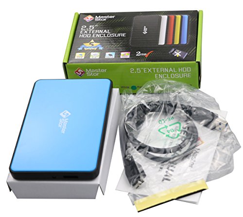 Masterstor Hard Disk Esterno 80Gb Usb 3.0 Disco Rigido Hard Disk Portatile 2.5 Pollici Hard Disk Sata Hard Disk Super Veloce (Blu 80Gb)