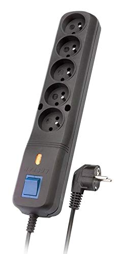 Lestar – 5 W Lv 530Wa, Surge Protector, 1.5 M, Grigio