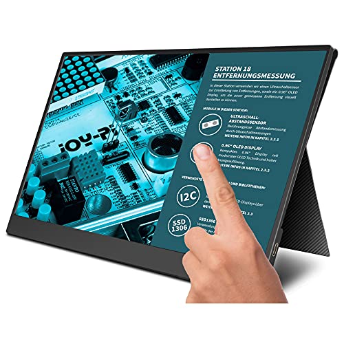 Joy-It Joy-View 13 Monitor Pc 33,8 Cm (13.3") 1920 X 1080 Pixel Full Hd Led Touch Screen Nero