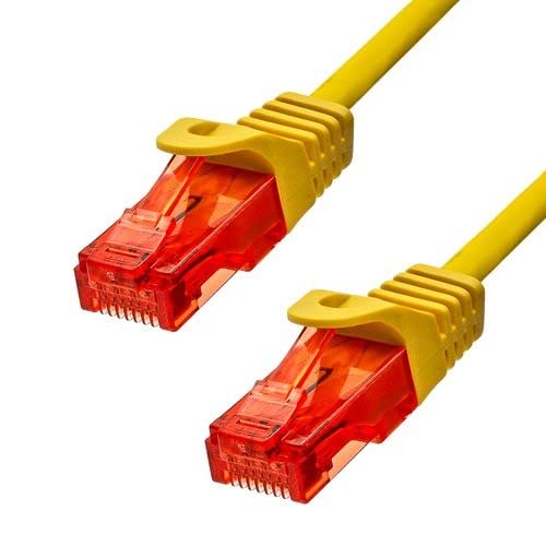 Proxtend U/Utp Cat6 Lszh Awg 24 Cu Yellow 20Cm