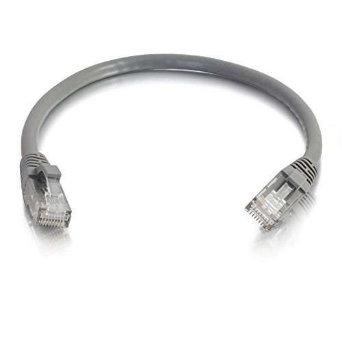 C2G Cable De Conexiã“N De Red De 3 M Cat6 Sin Blindaje Y Con Funda (Utp), Color Gris
