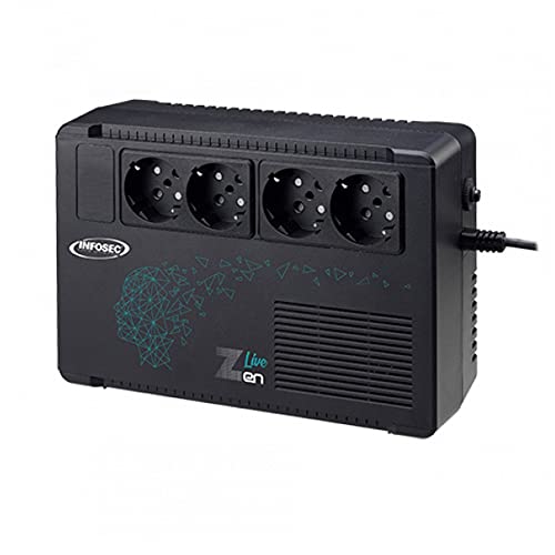 Infosec Inverter Zen Live 500 X 4 Prese Schuko/Fr Led/2A (66081)*0812