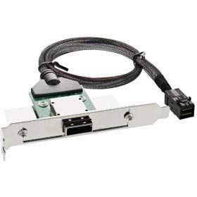 Inline® 27656B Sas Hd Staffa Con Cavo (Pci, Sff-8088 Esterno Su Sff-8643 Interno, 0,5 M)
