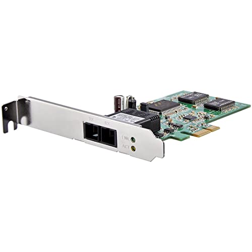 Startech.Com Scheda Di Rete Ethernet Pci Express, Fibra Multimodale Sc, Adatattore Di Rete Nic Gigabit Ethernet, 550 M