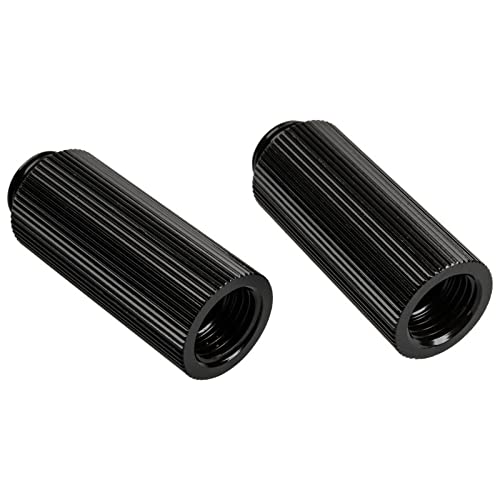 Bitspower Touchaqua Adapter Gerade G1/4 Zoll Ag Auf G1/4 Zoll Ig - 2Er Pack, 40Mm, Schwarz