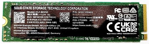 Kioxia Solid State Drive Ssd 256Gb M.2 Nvme 2280 Pcie 3.1 Cl1-8D256 Per Laptop, Desktop, Notebook