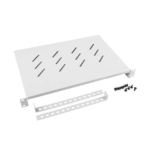 Lanberg Bandeja Fija Ak-1004-S Para Armario Rack De 19 1U 483 * 300Mm Hasta 25Kg De Carga Gris