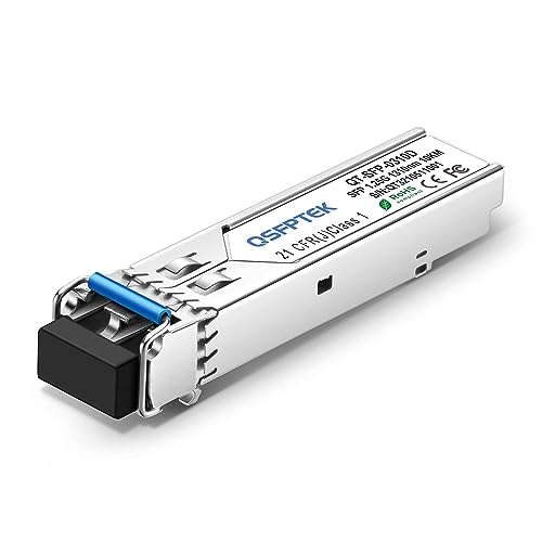 Qsfptek Gigabit Sfp Modulo 1310Nm 10Km Ddm Lc Monomodale Mini-Gbic 1000Base-Lx/Lh Transceiver Per Arista Sfp-1G-Lx