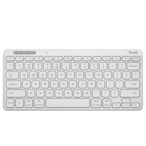Trust Lyra Compact Wireless Keyboard Wht 25143
