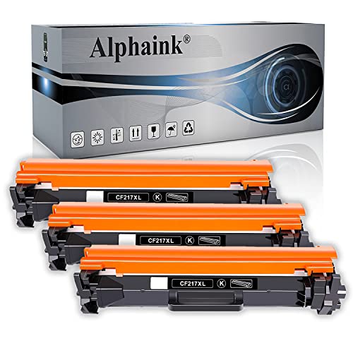 Alphaink 3 Toner Compatibili Con Hp Cf217A 17A Xl Per Hplaserjet Pro M100 M102 M102A M102W M132 M132A M132Fn M132Fp M132Fw M132Nw M132Snw M132Snw M134