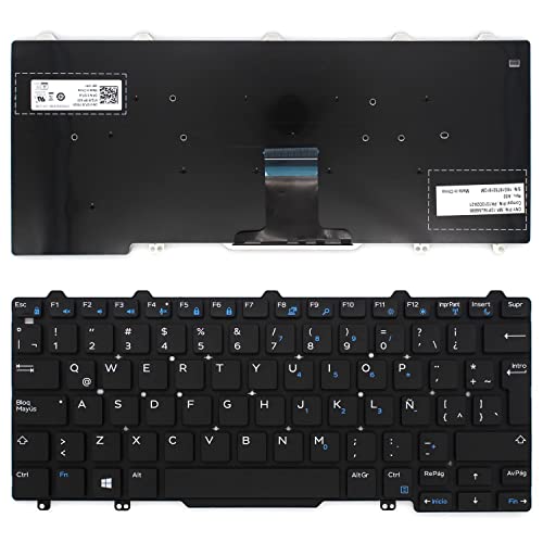 Portatilmovil® - Tastiera Per Notebook Dell Latitude E7250 E7270 E5270 Latino