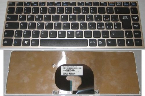 Infoelettronica Lo Store Della Convenienza E Qualita' Tastiera Italiana Silver Con Tastiera Nera Compatibile Con Sony Vaio Vpc-Y 02609146