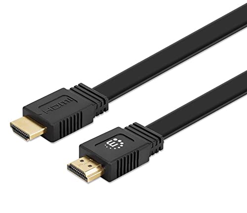 Manhattan Cable Hdmi Plano Ethernet 4K @ 60Hz 3M