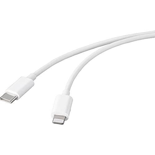 Basetech Cavo Usb Usb 2.0 Spina Usb-C®, Connettore Apple Lightning 1.00 M Bianco Bt-2347613