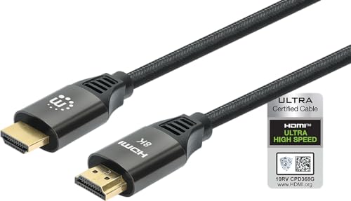 Cable Hdmi Manhattan 8K@60Hz Hdmi-Cable Mit Ethernet-Canal M./M. 1M