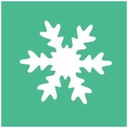 Cwr - Fustella Da 25 Mm Fiocco Di Neve