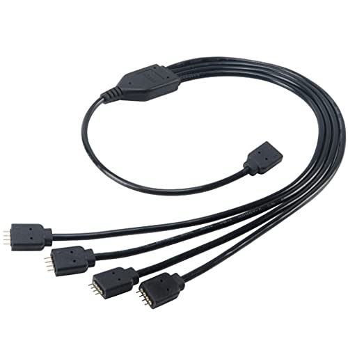 Akasa Câble D'Extension Led Rgb 50 Cm