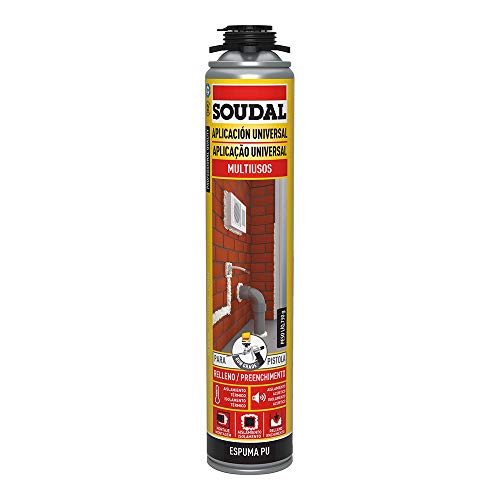 Soudal 23115798-Schiuma Poliuret .750 Ml Pistola 23115798