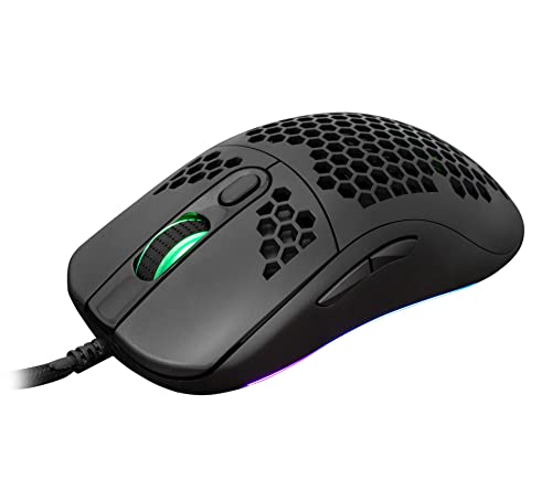 White Shark 266230 Gaming Mouse Galahad Rgb 6D 6400 Dpi Nero Nero