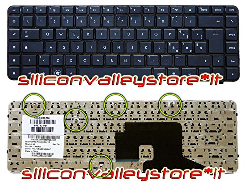 Siliconvalleystore Tastiera Italiana Nero Per Hp Pavilion Dv6Z-3000, Dv6Z-3000 Cto, Dv6Z-3100