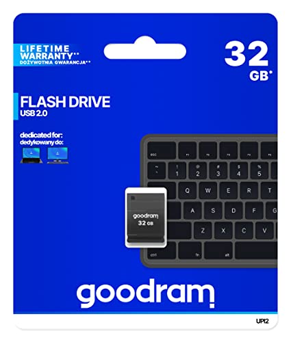 Pen Drive Goodram Piccolo Upi2-0320K0R11 (32Gb, Usb 2.0, Black)