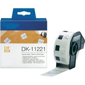 White 23Mmx23Mm 1000Psc For Brother P-Touch Ql1000 1050 1060