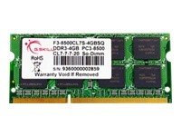 Gskill Memoria So D3 1066, 4Gb C7, Verde