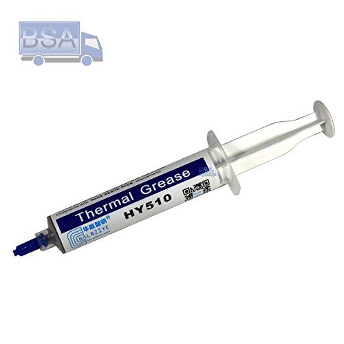 Halnziye 3 Pcs Pasta Termica Siringa 30G Hy510 Grigio > 1,93 W/M-K Range Temperatura -30 +280 °C Contenuto Totale 90G Grasso Termico Thermal Paste Raf