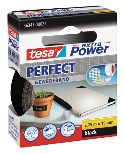 Tesa - 56341-00019-02 - Cf10Nastro Telato19Mmx2 75M Nero