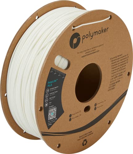 Polymaker Pa02017 Polylite Filamento Pla 2,85 Mm 1000 G Bianco 1 Pezzo