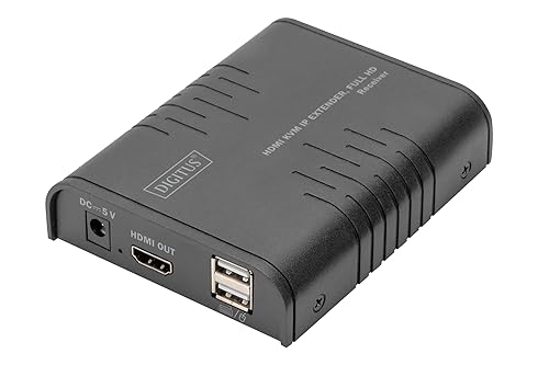 Digitus Hdmi Kvm Ip Extender Receiver - Unità Aggiuntiva Per Ds-55529 - Fullhd 1080P/60Hz - Hdmi 1.3 Hdcp 1.4 - Plug & Play