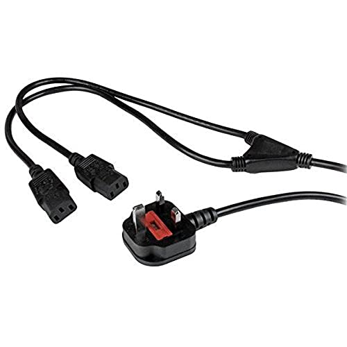 Startech.Com Pxt101Yuk Cavo Di Alimentazione Nero Bs 1363 2 X Attacco C13