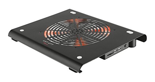 Trust Gxt 277 Base Raffreddamento Gaming Con Ventola Extra Large, Per Laptop Da 15,6", Metallo